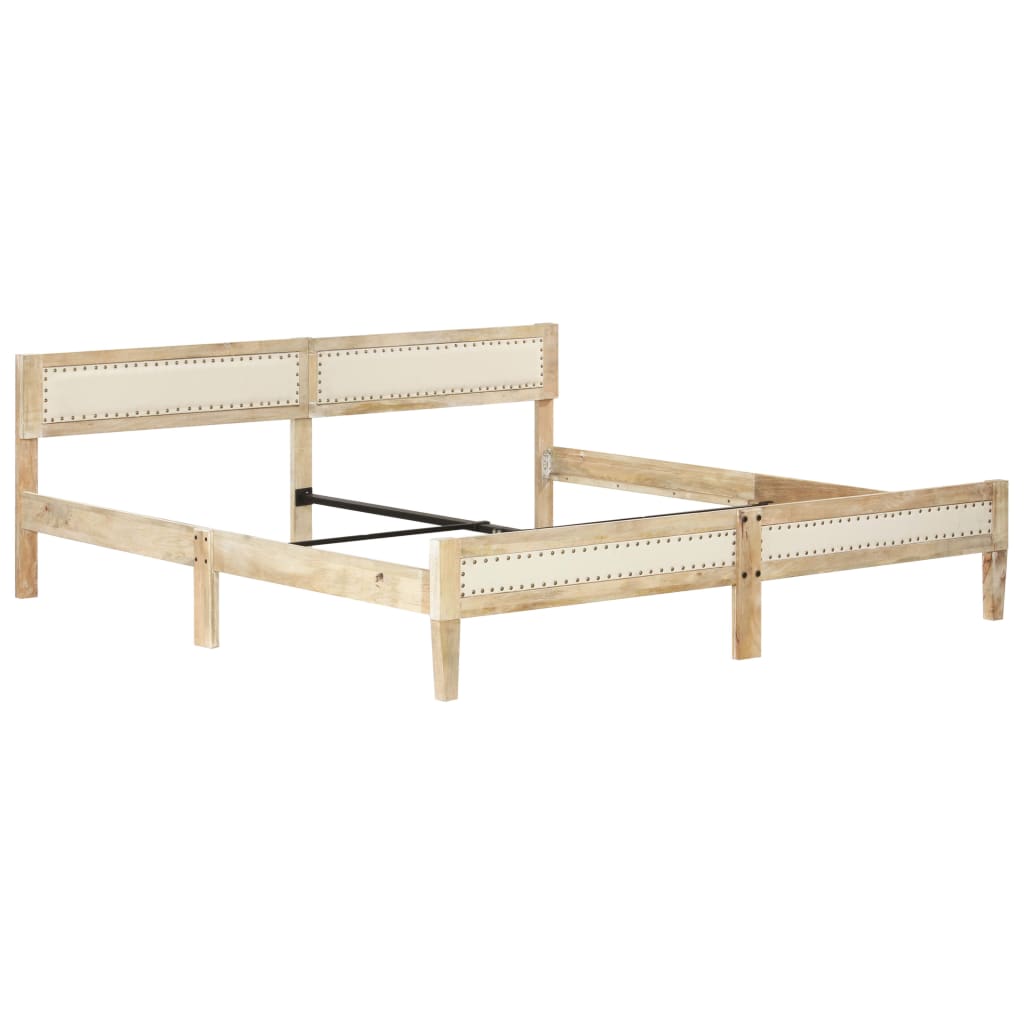 Lit en Bois de Manguier Massif 200x200-La-Fabrique-Industrielle