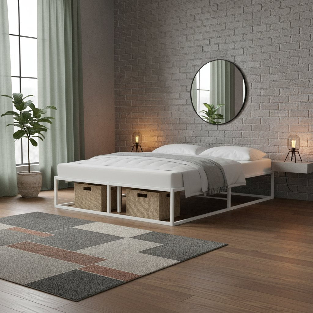 Lit Industriel avec Rangement 160x200