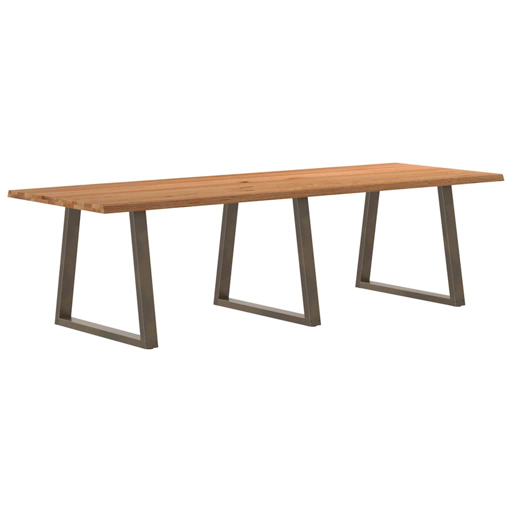 Longue Table Industrielle en Bois Massif et Métal-100 cm-280 cm-1-La-Fabrique-Industrielle