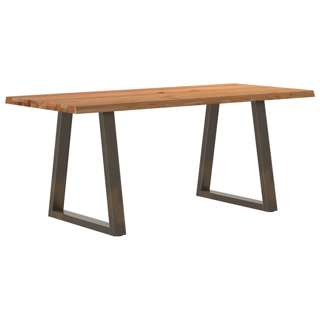 Longue Table Industrielle en Bois Massif et Métal-80 cm-180 cm-1-La-Fabrique-Industrielle