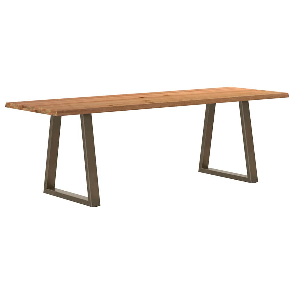 Longue Table Industrielle en Bois Massif et Métal-80 cm-240 cm-1-La-Fabrique-Industrielle
