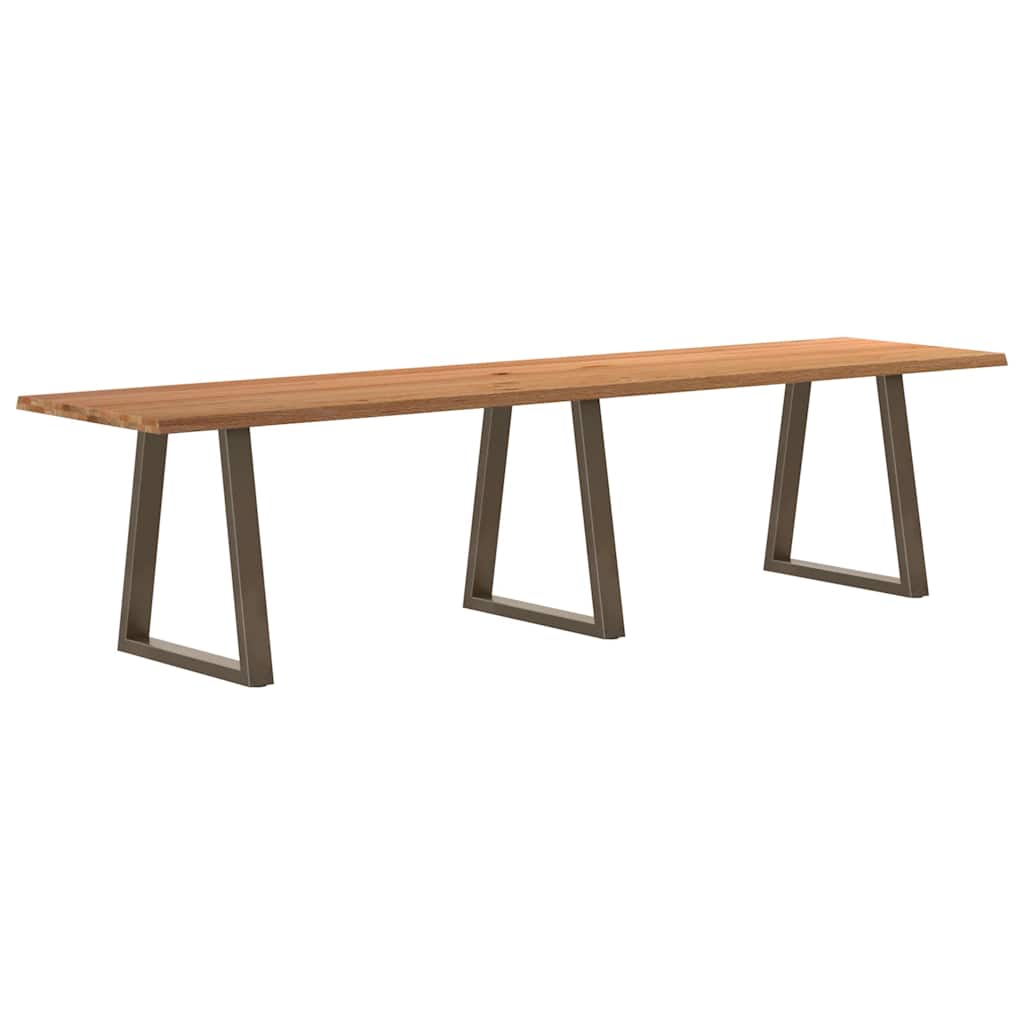 Longue Table Industrielle en Bois Massif et Métal-80 cm-320 cm-1-La-Fabrique-Industrielle