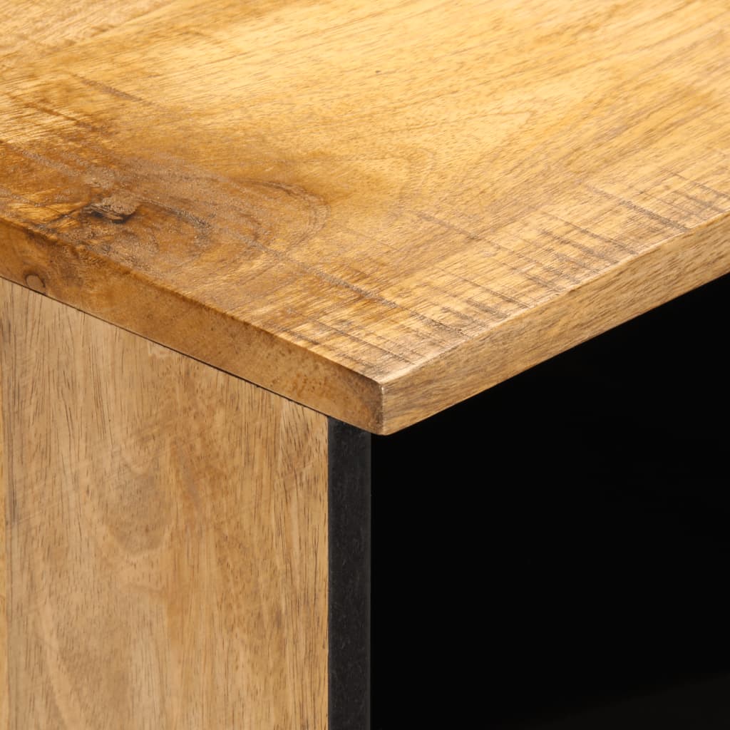 Lot de 2 Tables de Chevet Industrielles en Bois de Manguier-La-Fabrique-Industrielle