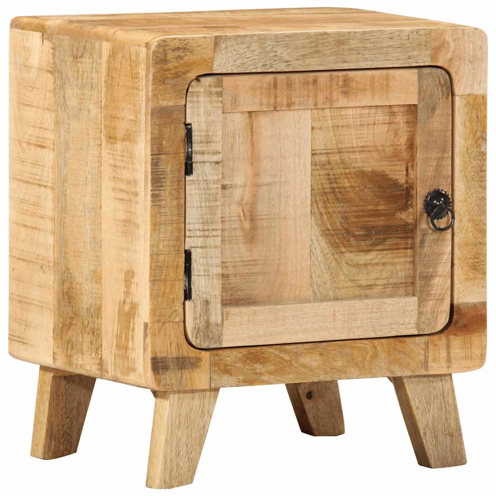 Lot de 2 Tables de Chevet en Bois Massif Style Industriel-La-Fabrique-Industrielle