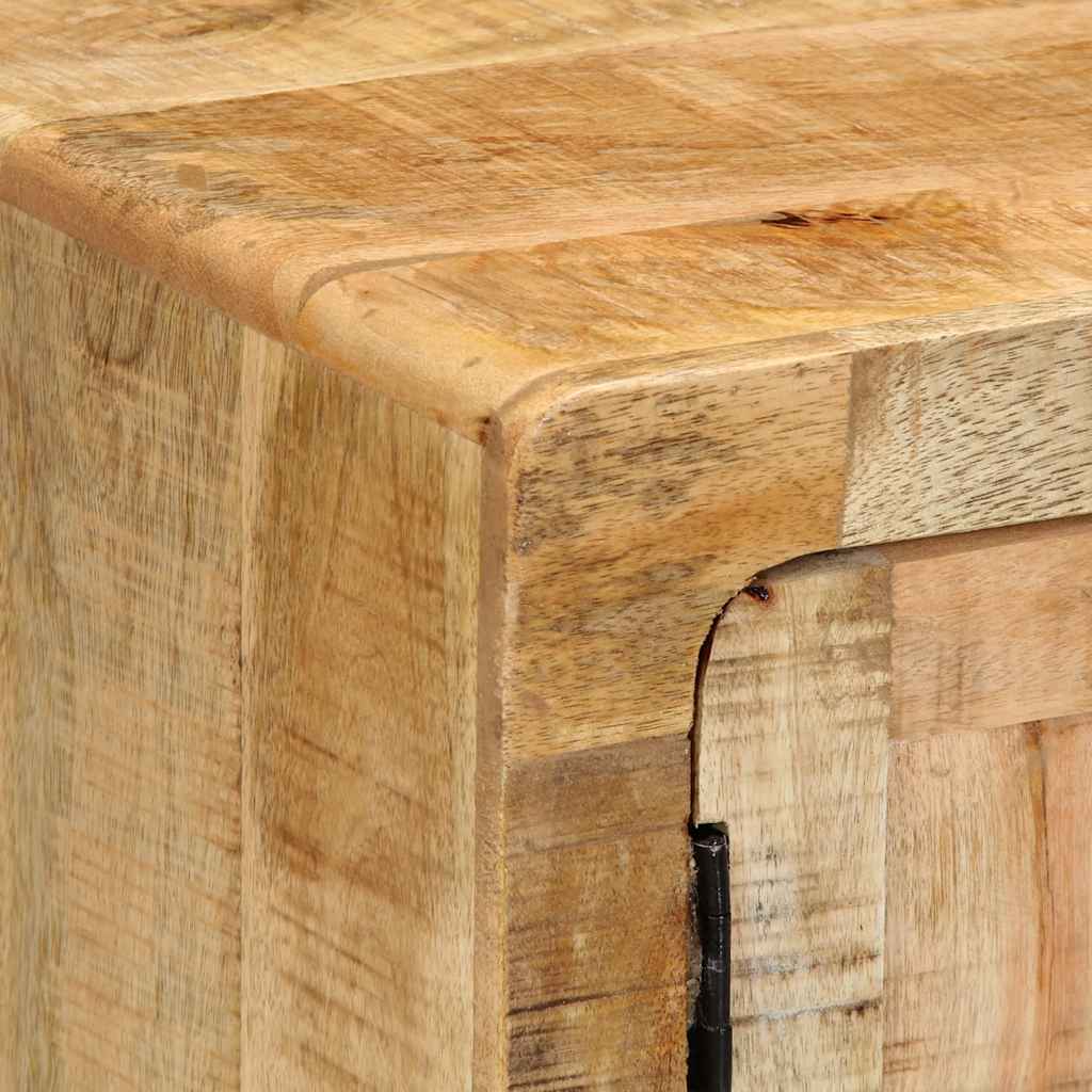 Lot de 2 Tables de Chevet en Bois Massif Style Industriel-La-Fabrique-Industrielle