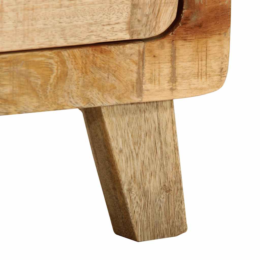 Lot de 2 Tables de Chevet en Bois Massif Style Industriel-La-Fabrique-Industrielle