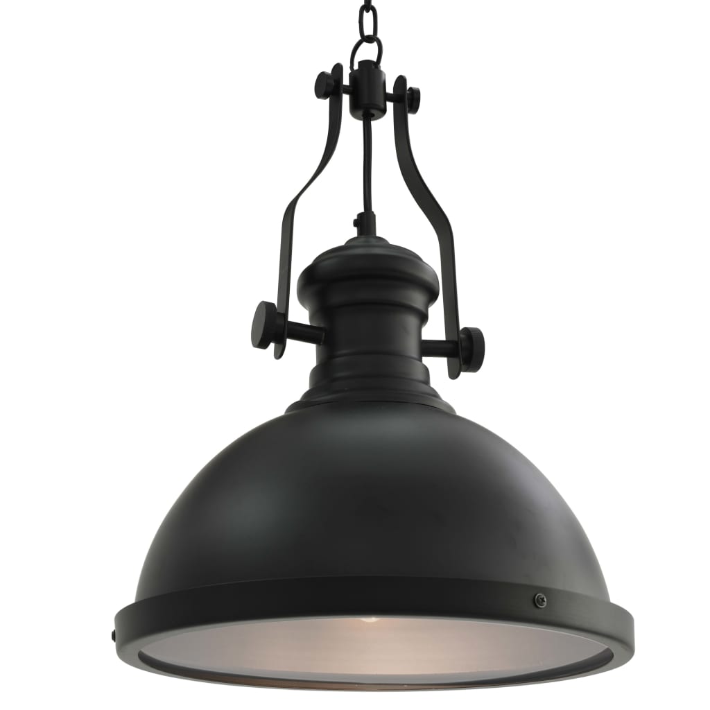 Luminaire Industriel Gris en Acrylique-Noir-1-La-Fabrique-Industrielle