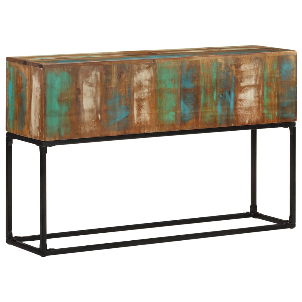 Meuble Console en Bois et Métal Recyclé-La-Fabrique-Industrielle