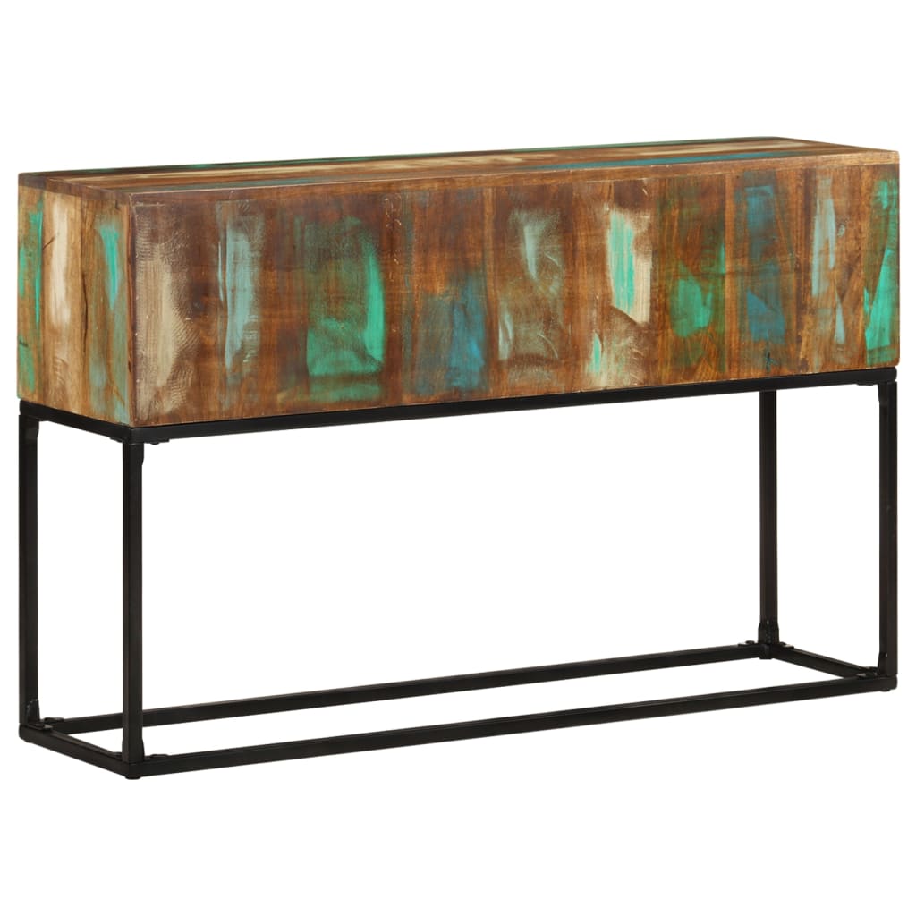 Meuble Console en Bois et Métal Recyclé-La-Fabrique-Industrielle