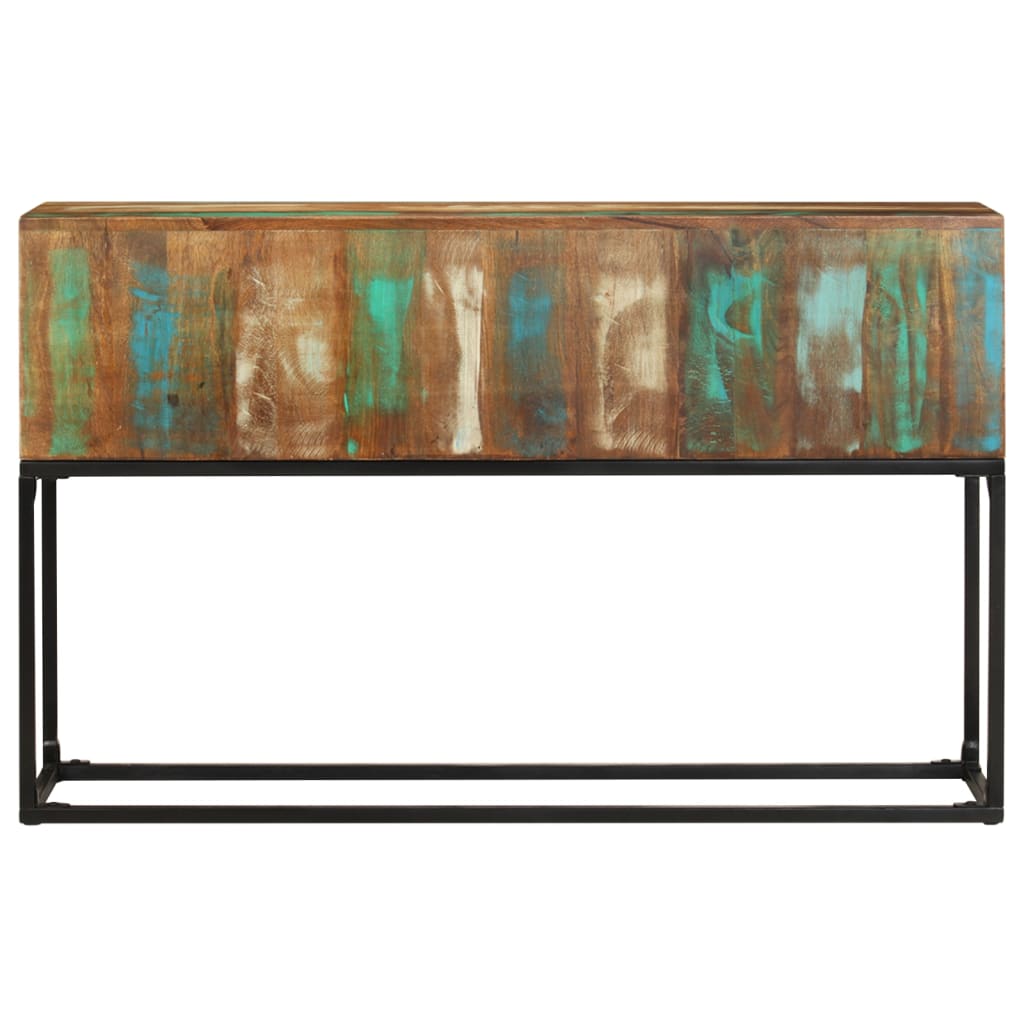Meuble Console en Bois et Métal Recyclé-La-Fabrique-Industrielle