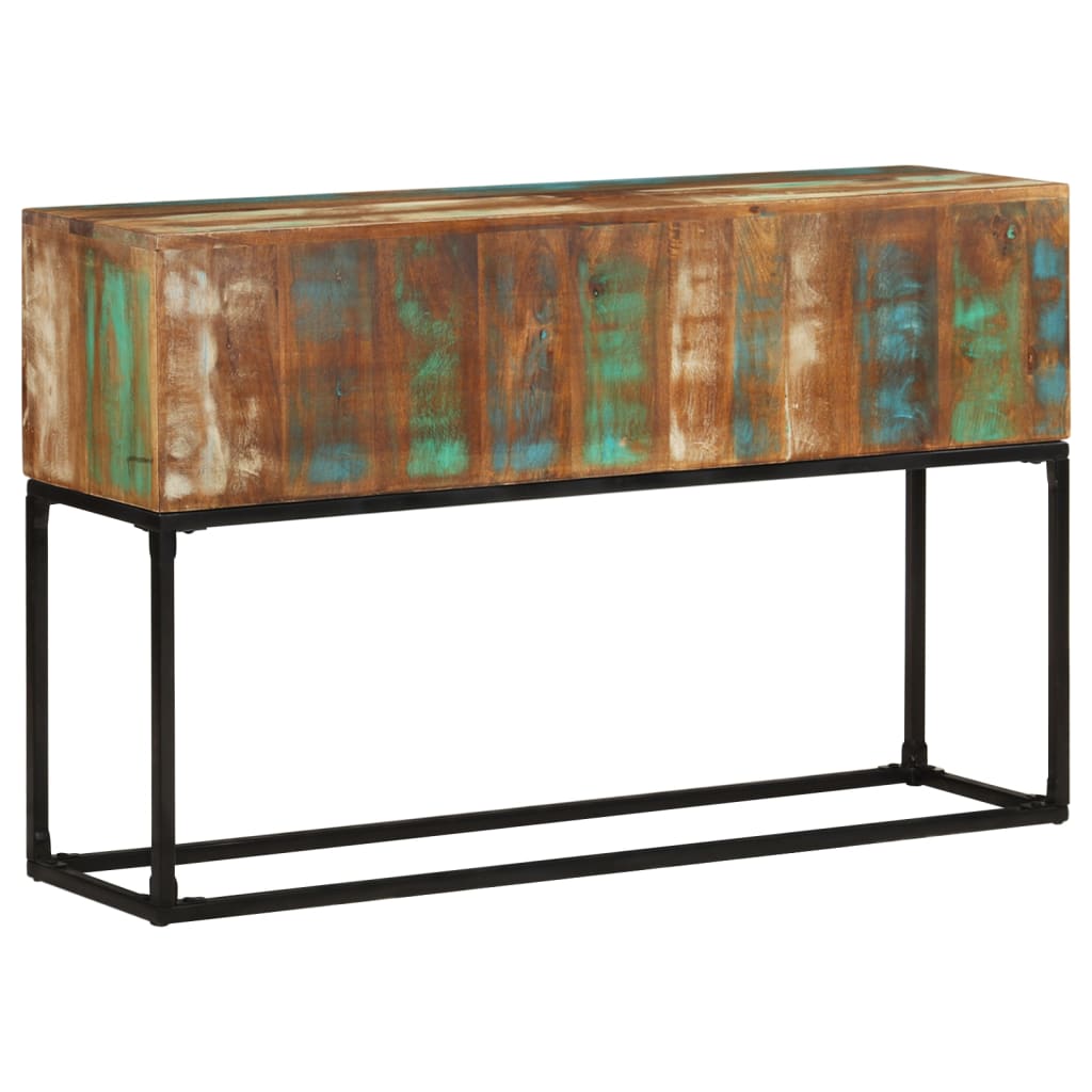 Meuble Console en Bois et Métal Recyclé-La-Fabrique-Industrielle