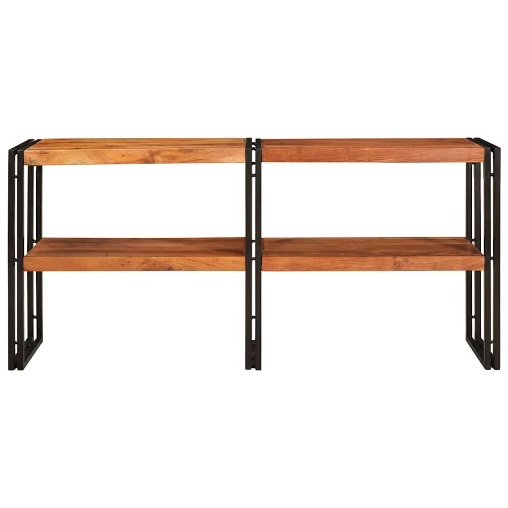 Meuble Console en Bois et Métal au Style Industriel-La-Fabrique-Industrielle