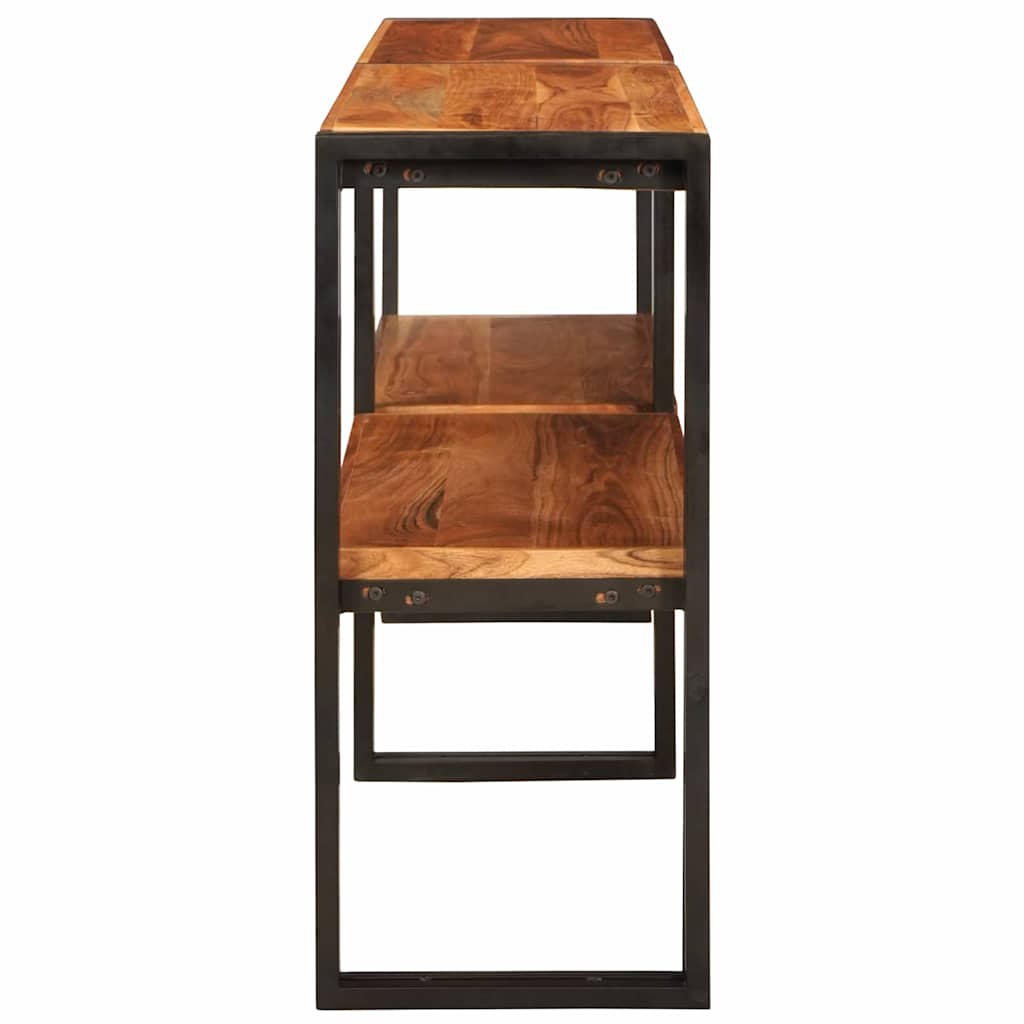 Meuble Console en Bois et Métal au Style Industriel-La-Fabrique-Industrielle