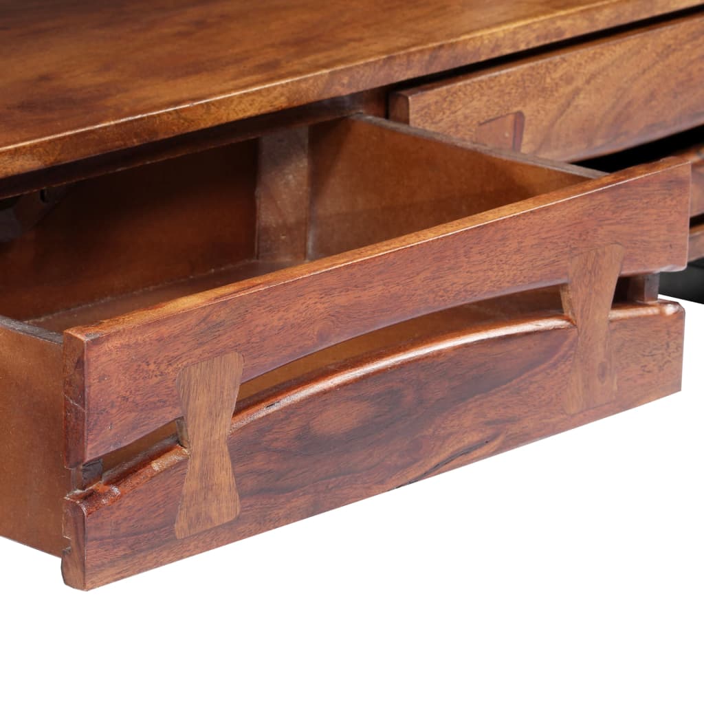 Meuble TV Acacia et Métal Élégant-La-Fabrique-Industrielle