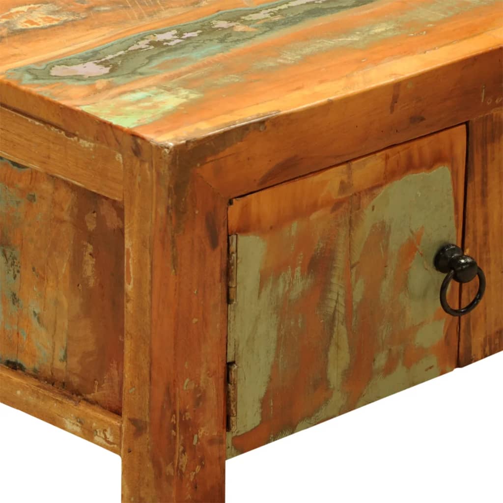 Meuble TV Bas en Bois Recyclé et Style Vintage-La-Fabrique-Industrielle