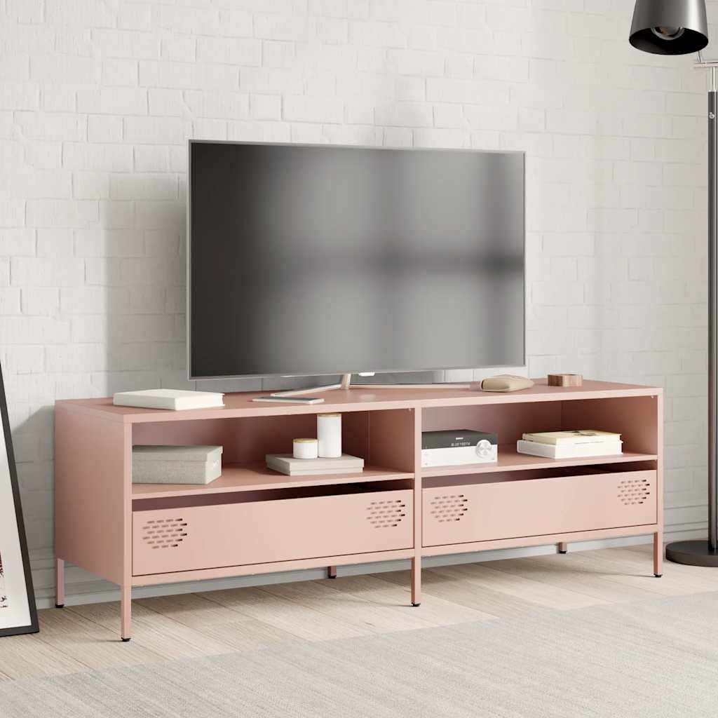 Meuble TV Industriel 140 cm en Acier Laminé à Froid-La-Fabrique-Industrielle