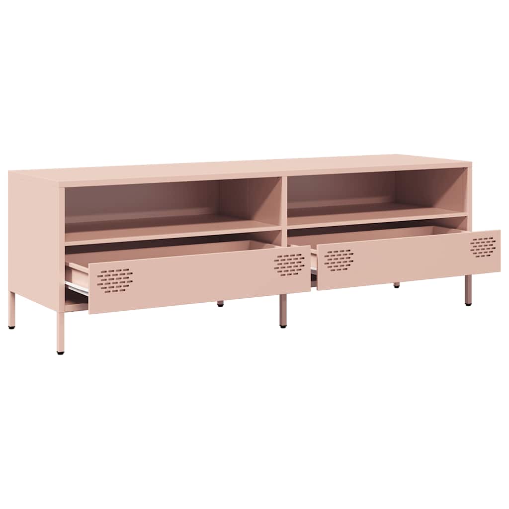 Meuble TV Industriel 140 cm en Acier Laminé à Froid-La-Fabrique-Industrielle
