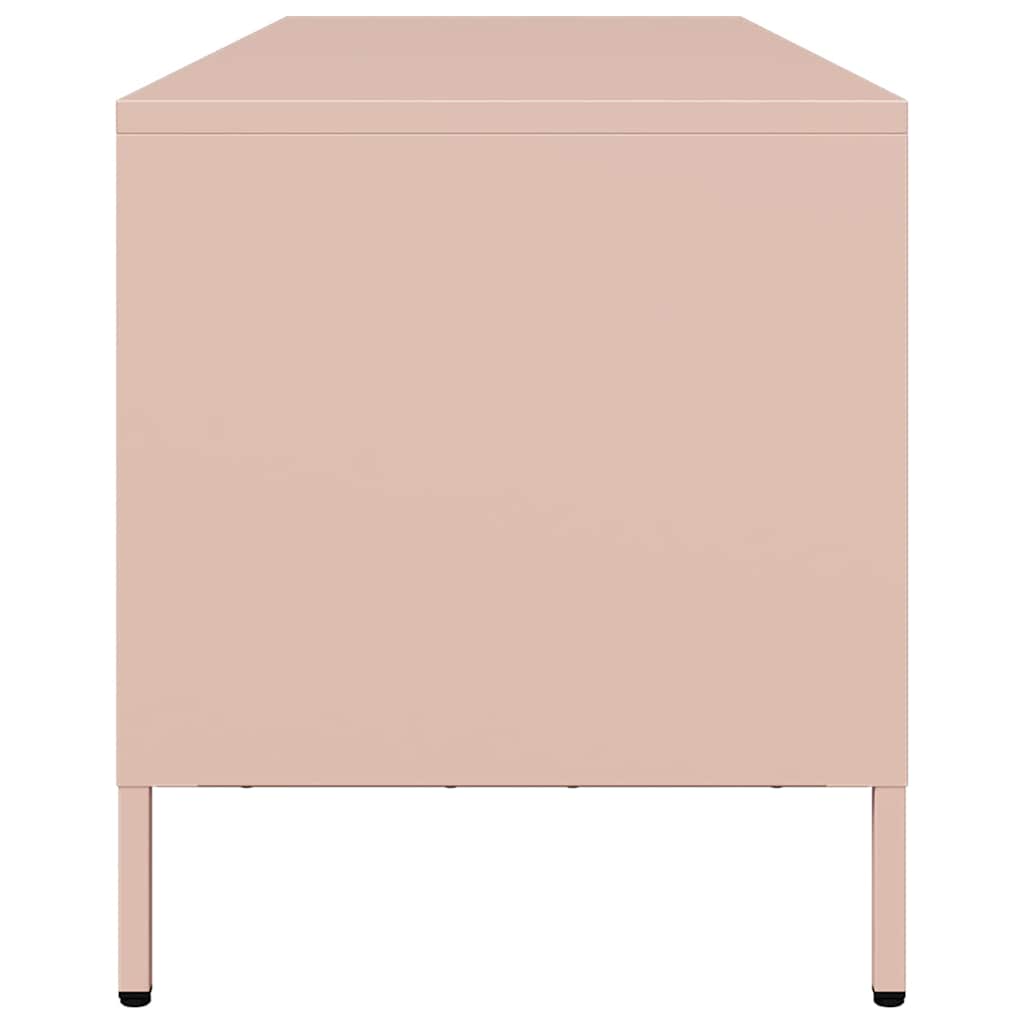 Meuble TV Industriel 140 cm en Acier Laminé à Froid-La-Fabrique-Industrielle