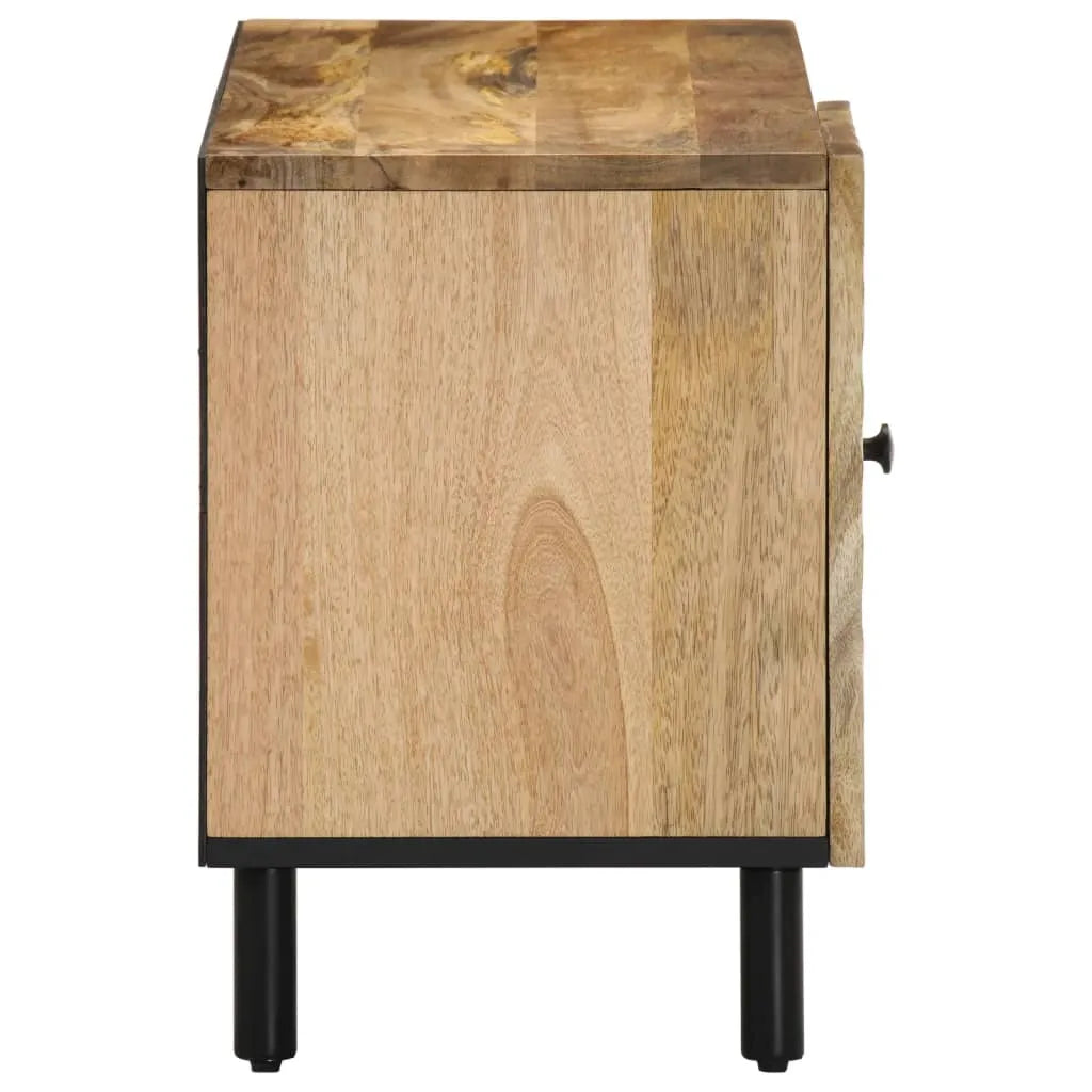 Meuble TV en bois de manguier au style industriel-La-Fabrique-Industrielle