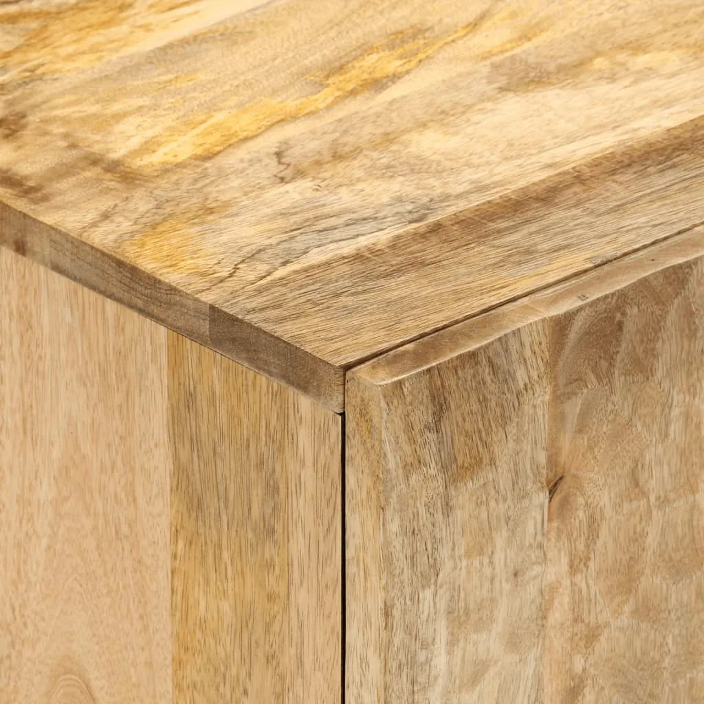 Meuble TV en bois de manguier au style industriel-La-Fabrique-Industrielle