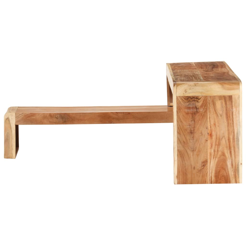 Meuble TV Industriel en Bois d'Acacia Massif-La-Fabrique-Industrielle