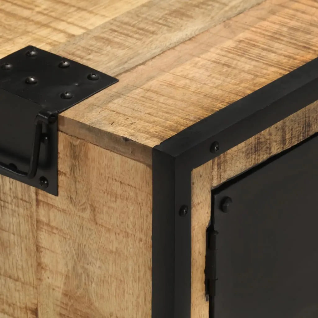 Meuble TV Métallique et Bois de Manguier-La-Fabrique-Industrielle