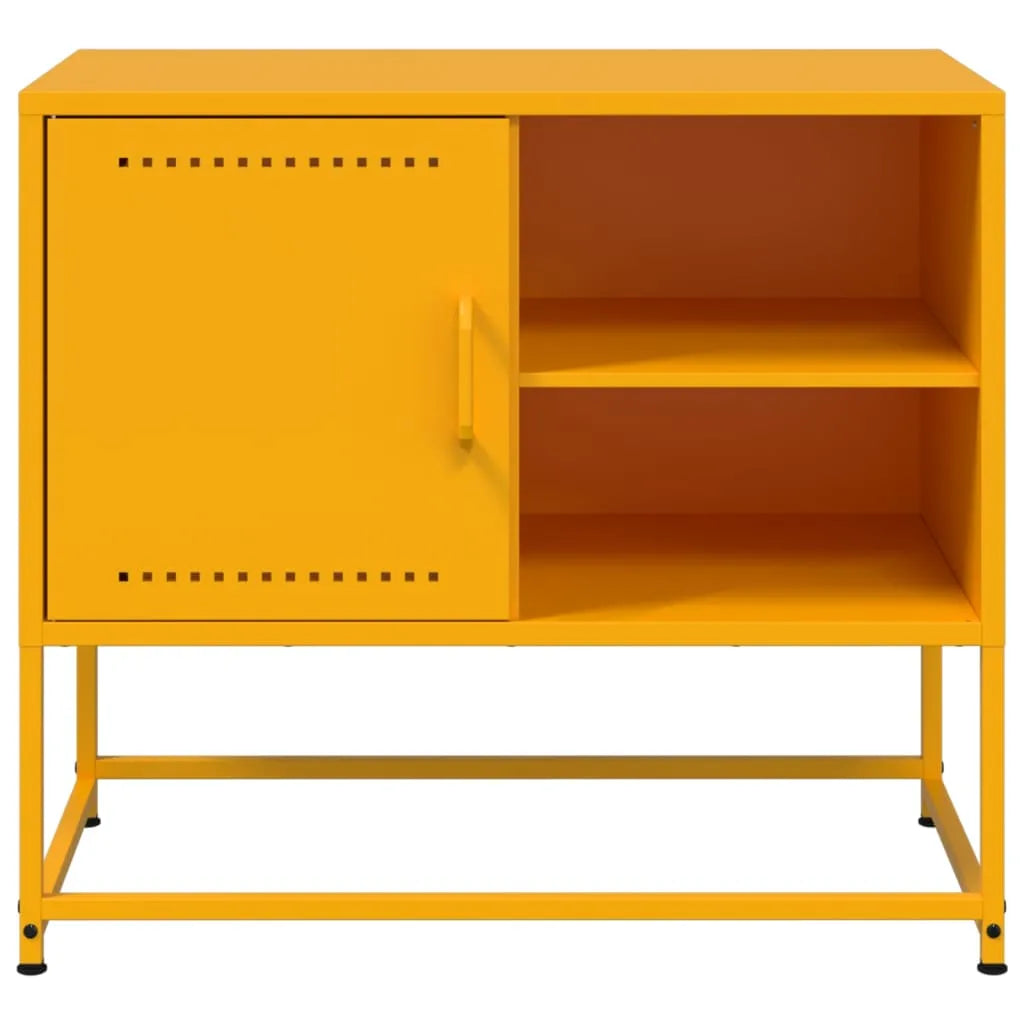 Meuble TV Moderne en Acier Anthracite-La-Fabrique-Industrielle