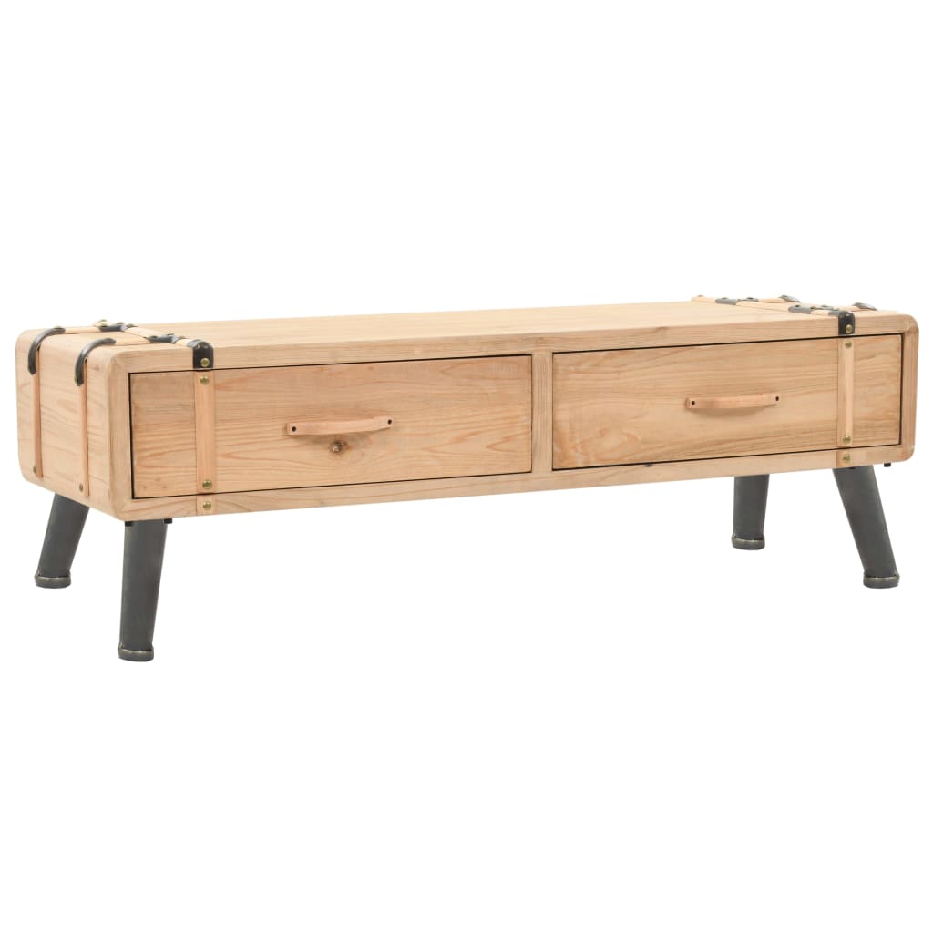 Meuble TV Vintage en Bois de Sapin-120 cm-1-La-Fabrique-Industrielle