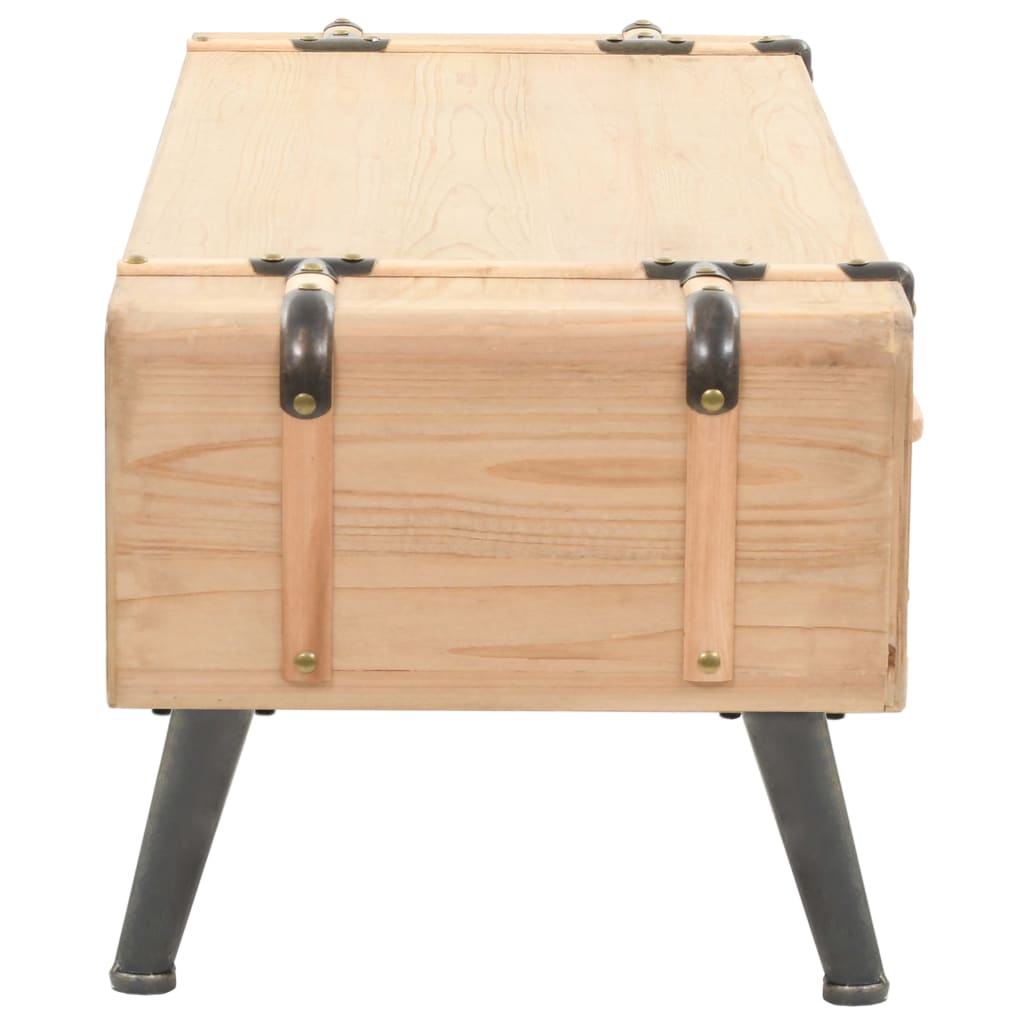 Meuble TV Vintage en Bois de Sapin-La-Fabrique-Industrielle