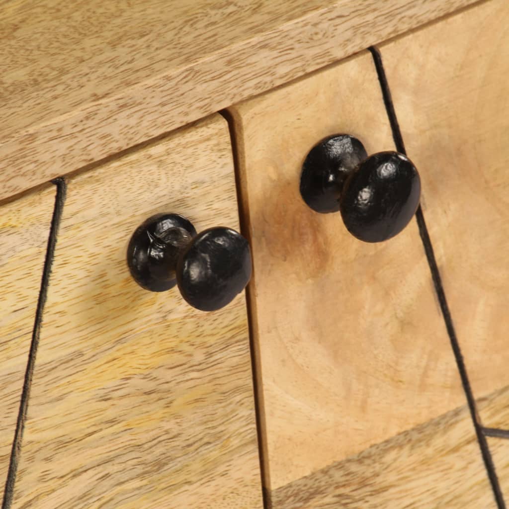 Meuble TV au style industriel en manguier massif-La-Fabrique-Industrielle