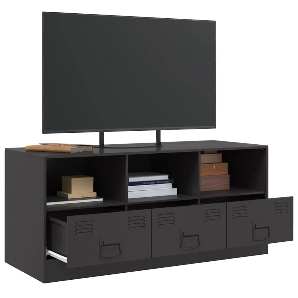Meuble TV en Acier au Style Industriel-La-Fabrique-Industrielle