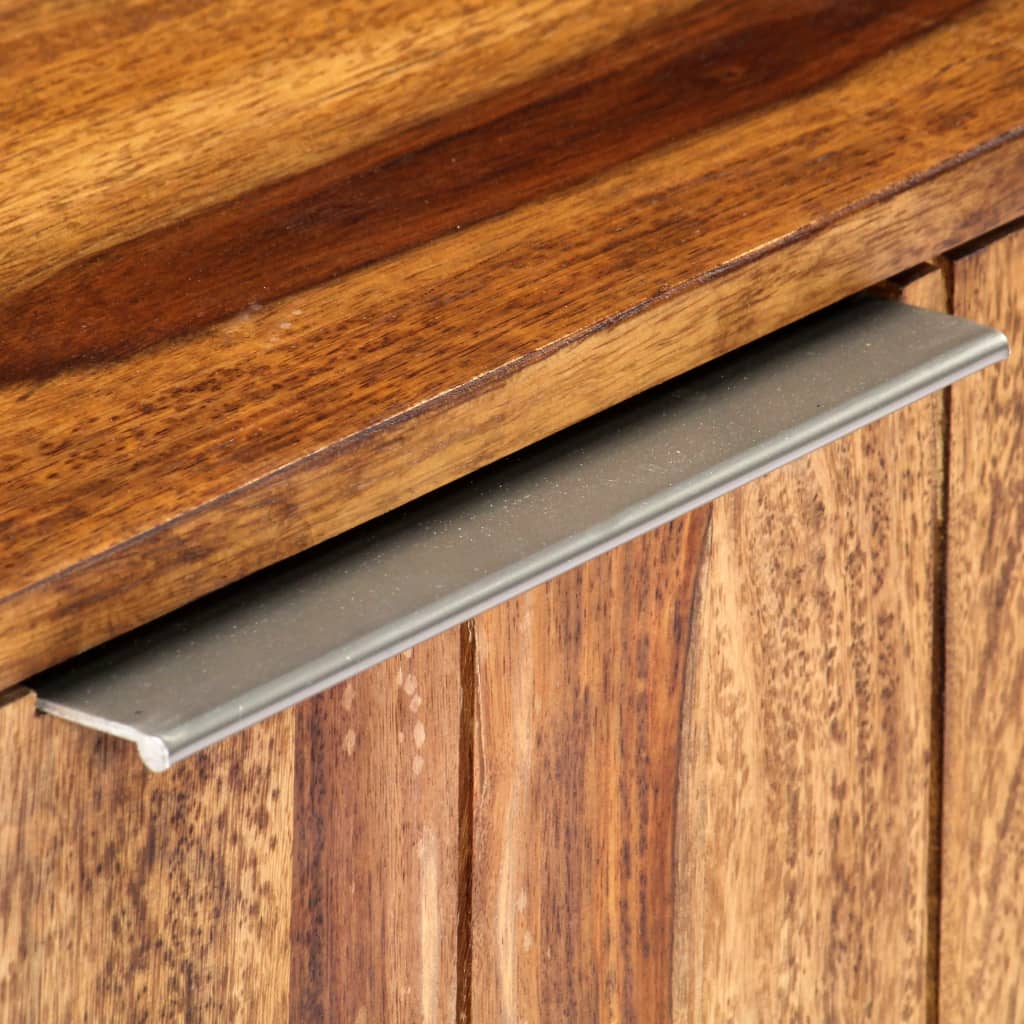 Meuble TV en Acier et Bois Massif au Style Industriel-La-Fabrique-Industrielle