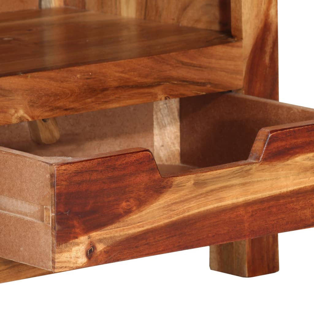 Meuble TV en Bois d'Acacia au Style Industriel-La-Fabrique-Industrielle