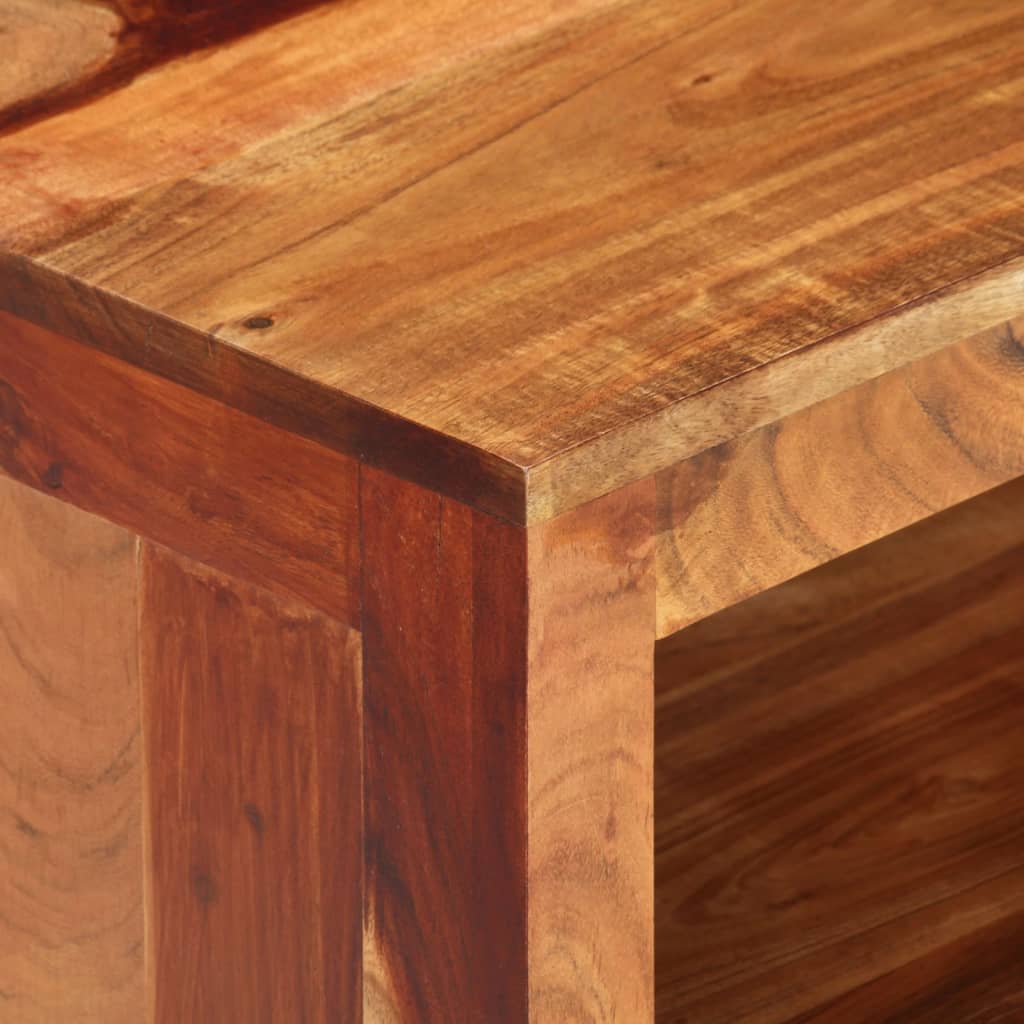 Meuble TV en Bois d'Acacia au Style Industriel-La-Fabrique-Industrielle