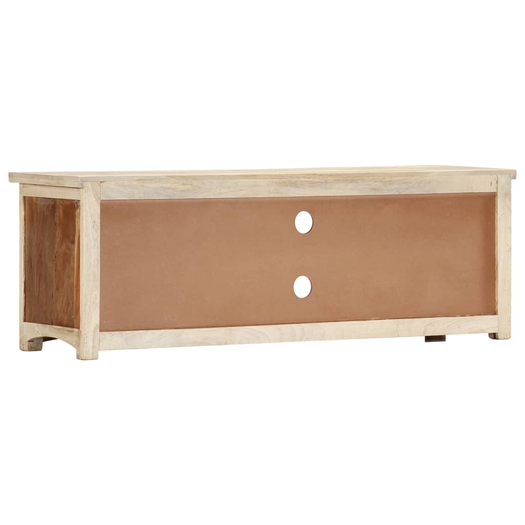 Meuble TV en Bois Clair et Recyclé 120 cm-La-Fabrique-Industrielle