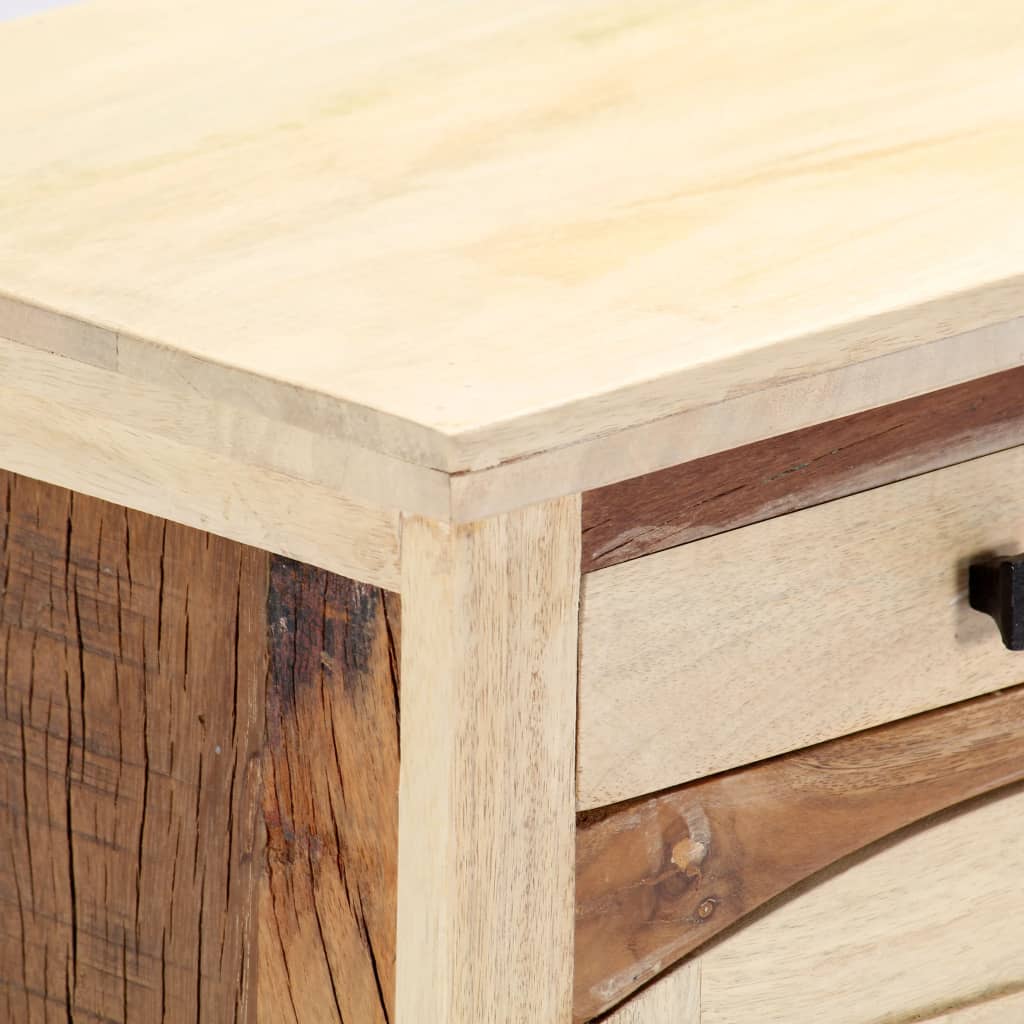 Meuble TV en Bois Clair et Recyclé 120 cm-La-Fabrique-Industrielle