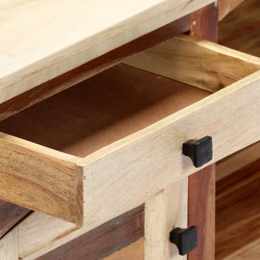 Meuble TV en Bois Clair et Recyclé 120 cm-La-Fabrique-Industrielle