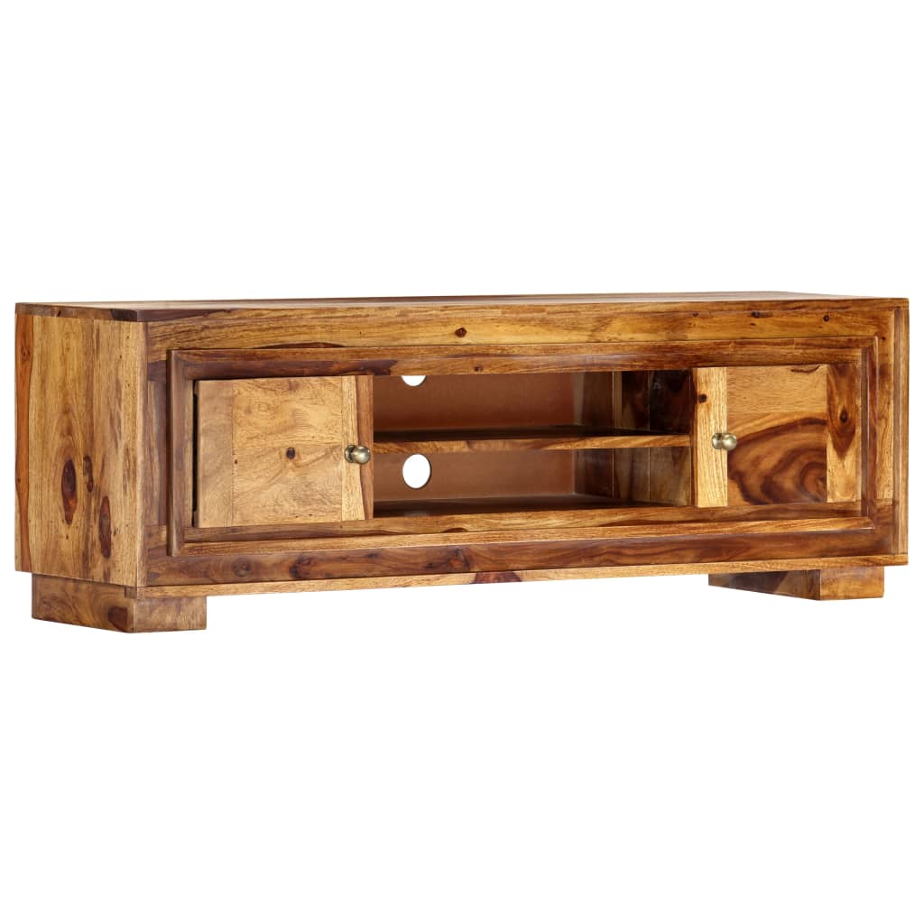 Meuble TV en Bois Massif au Style Ancien-La-Fabrique-Industrielle