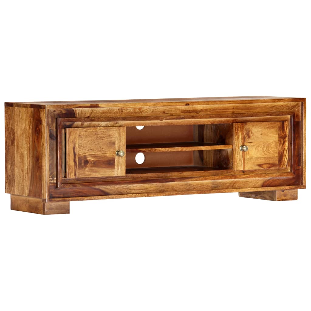 Meuble TV en Bois Massif au Style Ancien-La-Fabrique-Industrielle