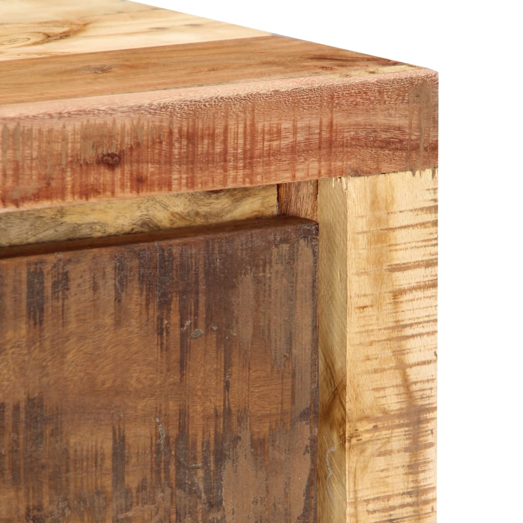 Meuble TV en Bois Massif avec Tiroir de Style Industriel-La-Fabrique-Industrielle