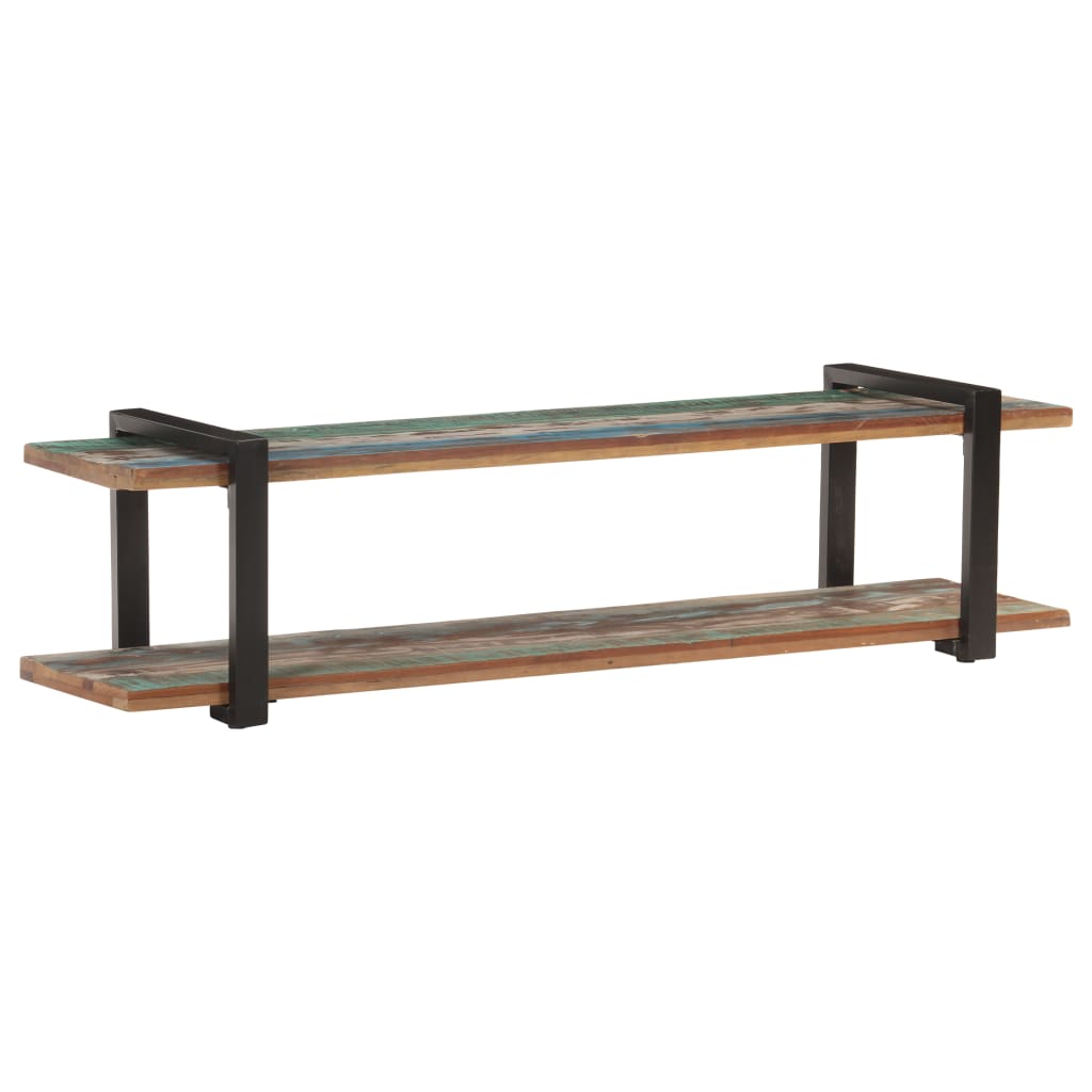Meuble TV en Bois Massif de Manguier Brut-160 cm-bois de récupération massif-1-La-Fabrique-Industrielle