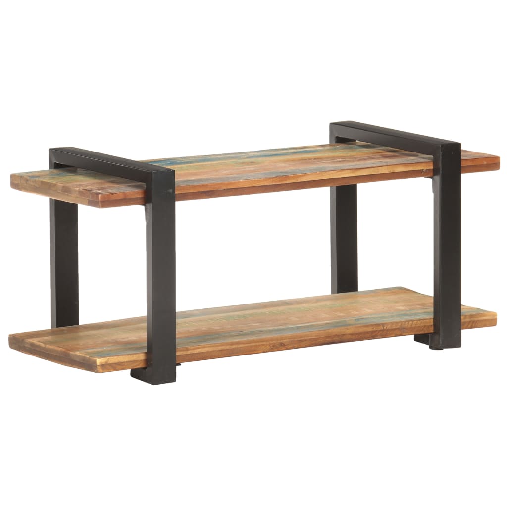 Meuble TV en Bois Massif de Manguier Brut-90 cm-bois de récupération massif-1-La-Fabrique-Industrielle