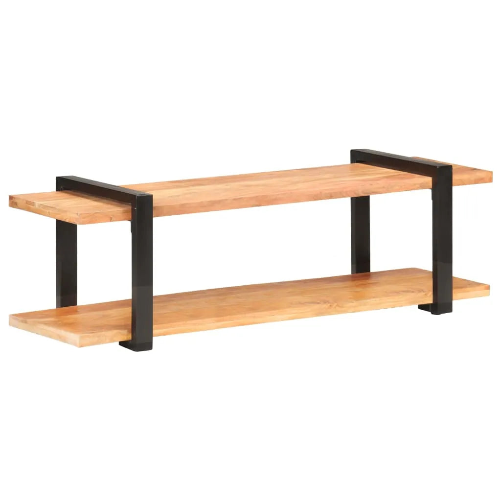 Meuble TV en Bois Massif de Manguier Brut-130 cm-Bois d'acacia massif-1-La-Fabrique-Industrielle