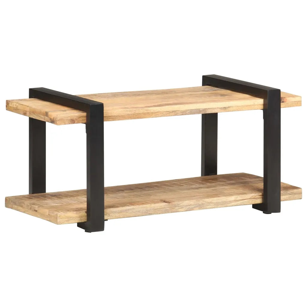 Meuble TV en Bois Massif de Manguier Brut-90 cm-bois de manguier brut-1-La-Fabrique-Industrielle
