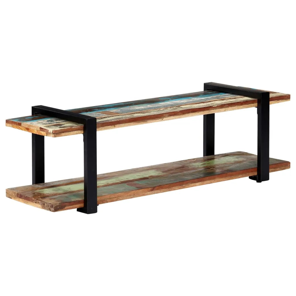 Meuble TV en Bois Massif de Manguier Brut-130 cm-bois de récupération massif-1-La-Fabrique-Industrielle