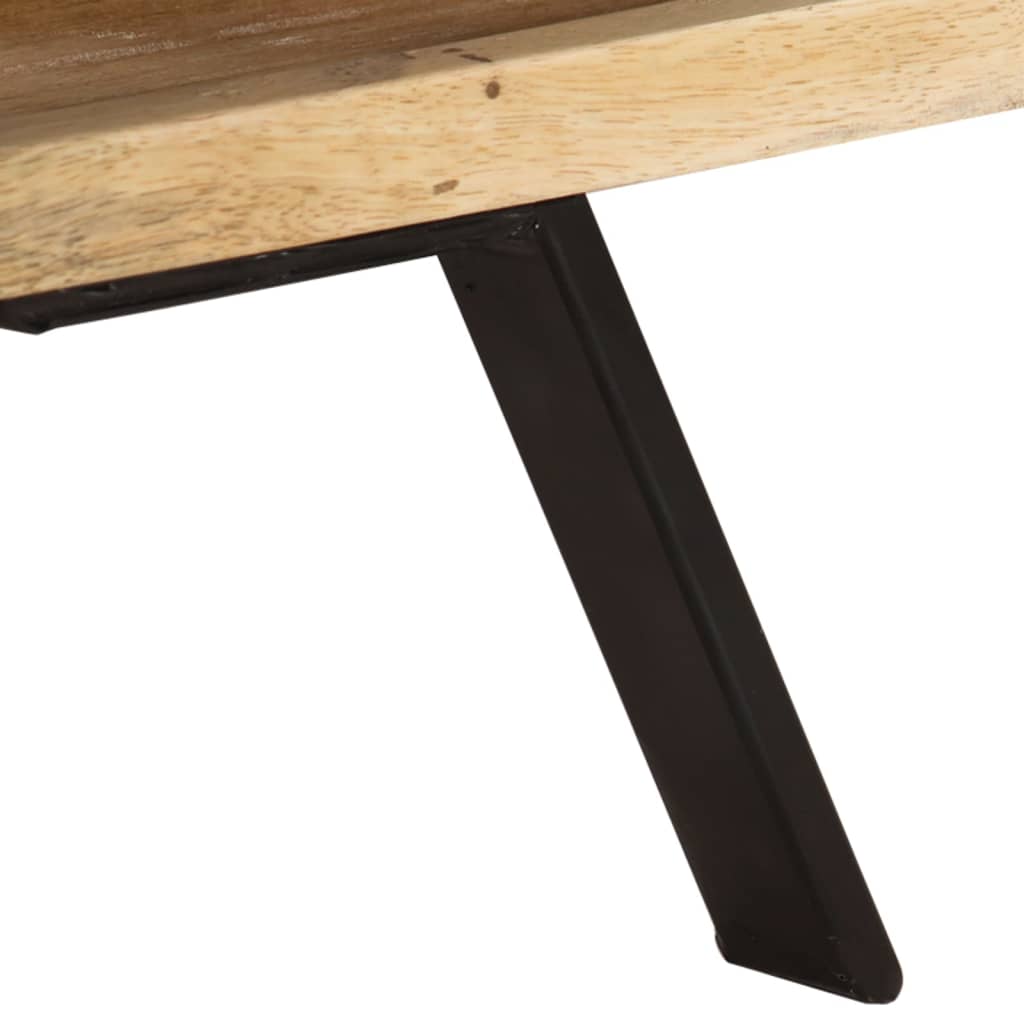 Meuble TV en Bois Massif de Manguier avec Style Industriel-La-Fabrique-Industrielle