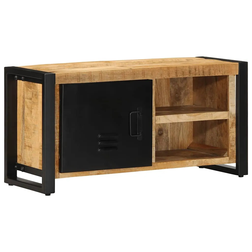 Meuble TV en Bois Massif et Métal Indus-La-Fabrique-Industrielle
