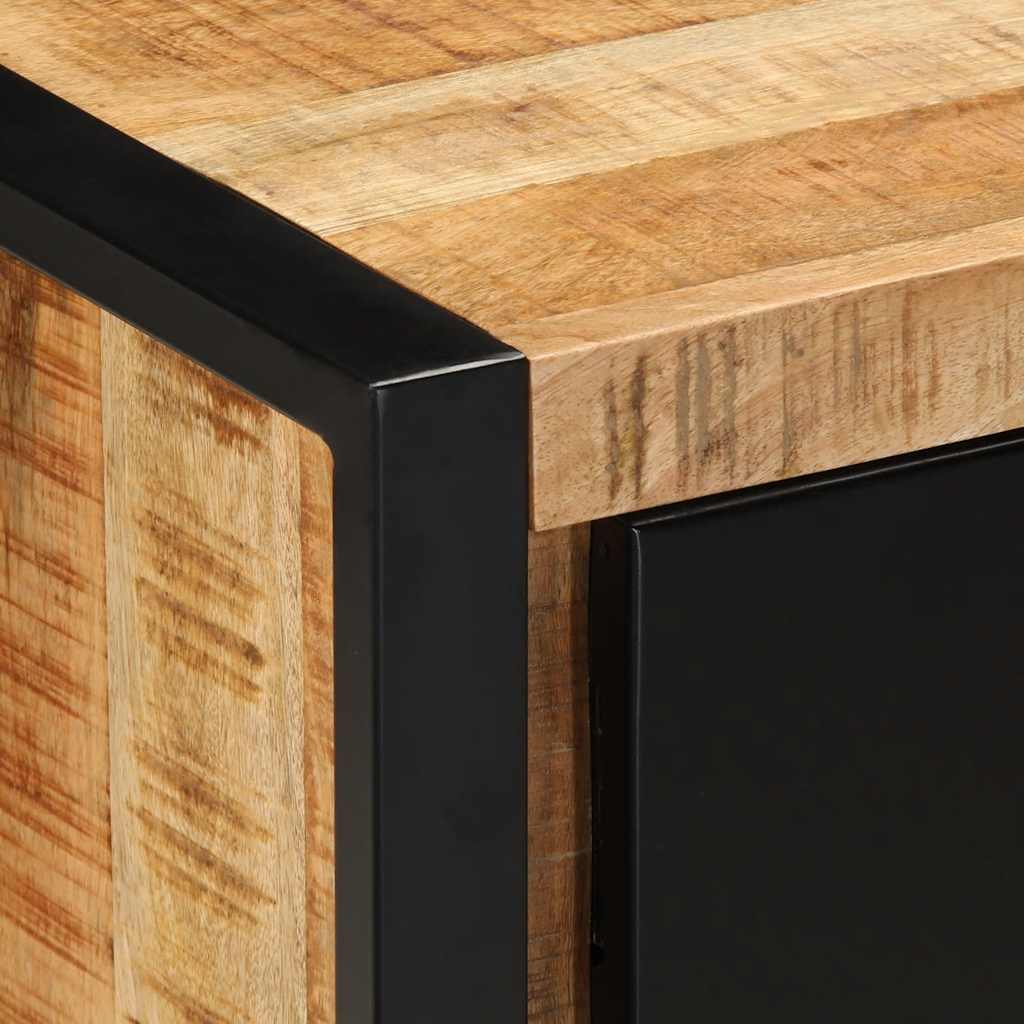 Meuble TV en Bois Massif et Métal Indus-La-Fabrique-Industrielle