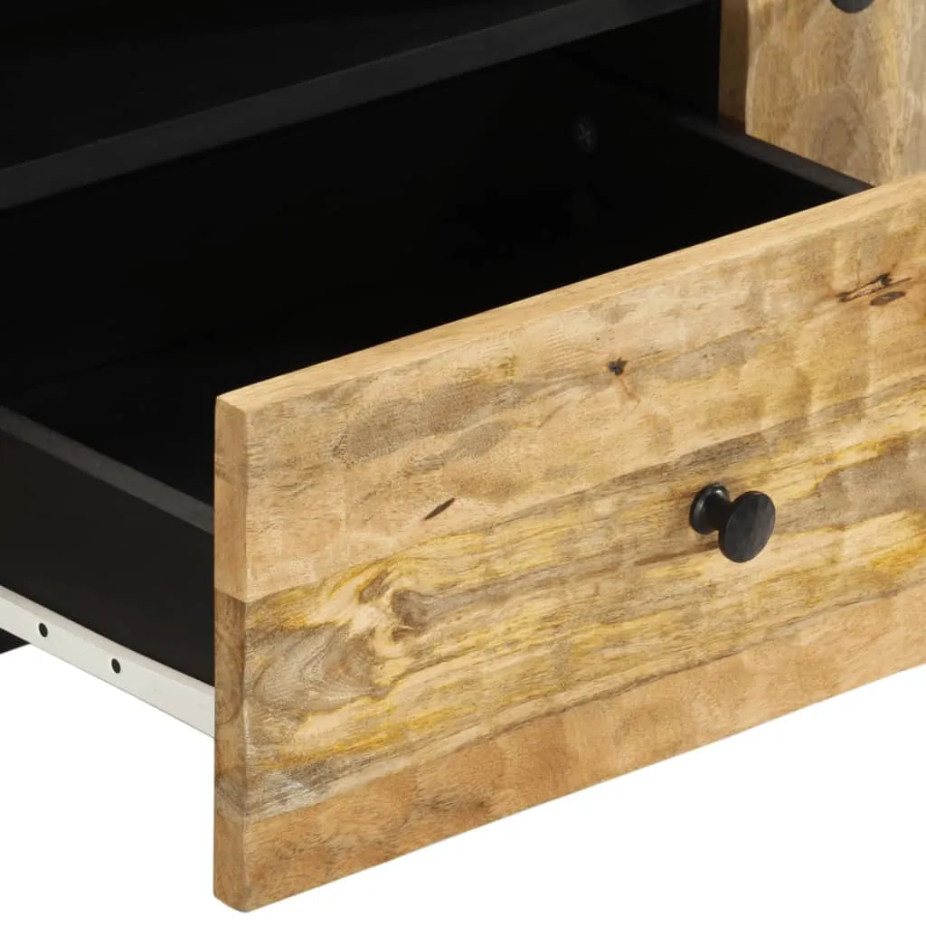 Meuble TV en Bois Massif et Moderne-La-Fabrique-Industrielle