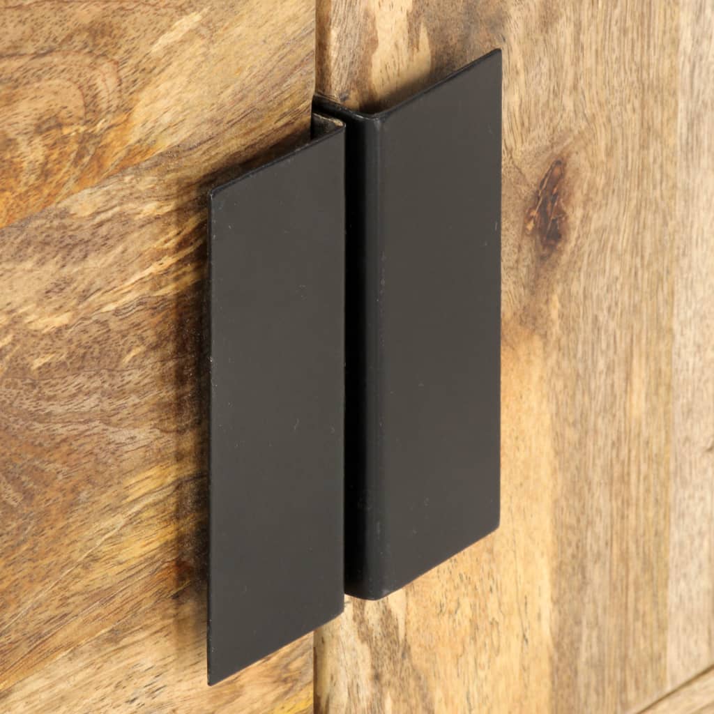 Meuble TV en Bois Massif et Style Industriel 140 cm-La-Fabrique-Industrielle